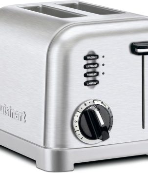 Cuisinart CPT-160 Metal Classic 2-Slice Toaster, Brushed Stainless